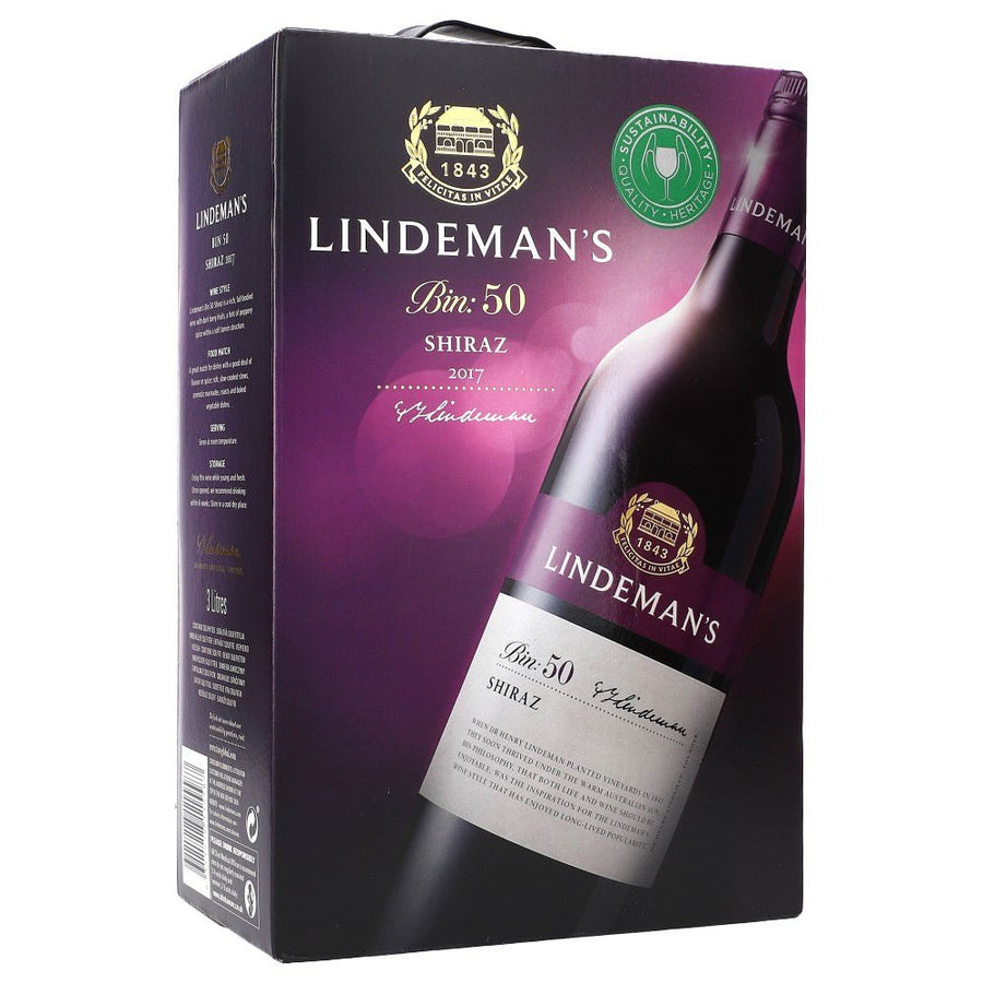 Lindemans Bin 50 Shiraz 13,5% 3 ltr. - AllSpirits