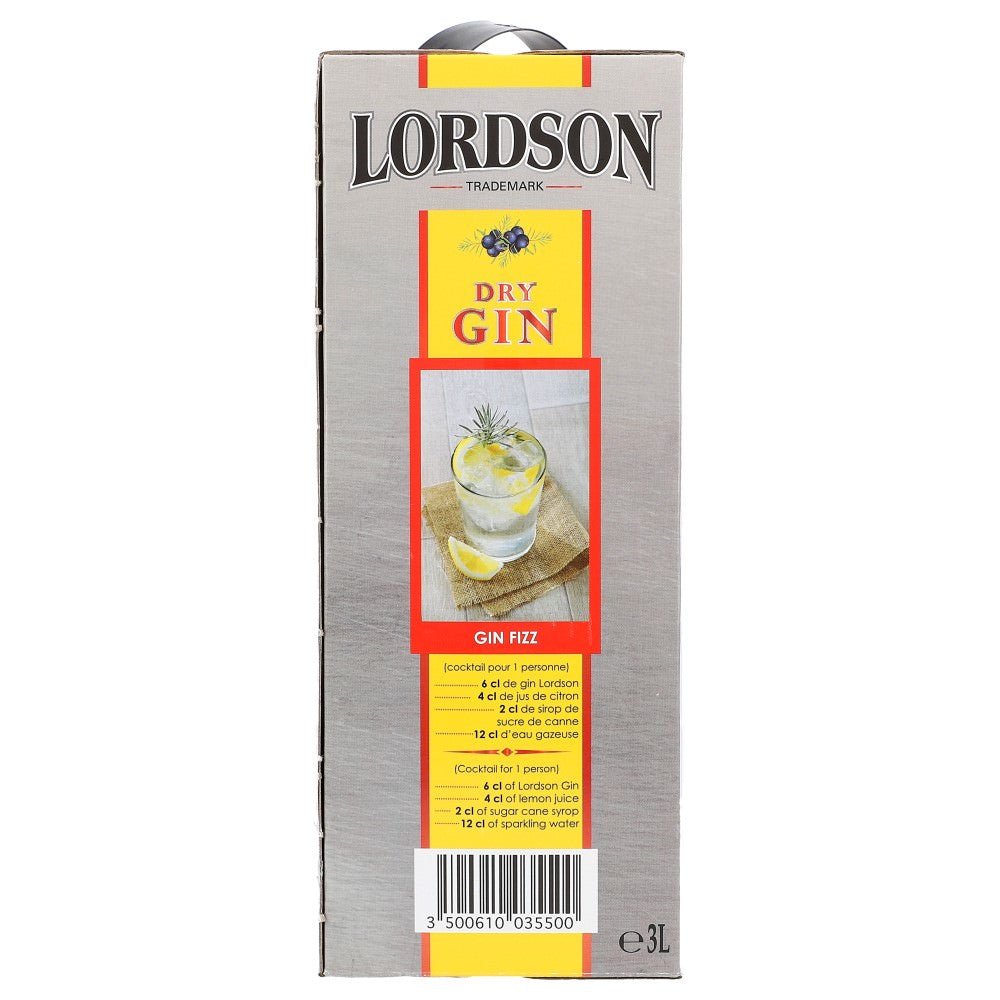 Lordson Dry Gin 37% 3 ltr. - AllSpirits