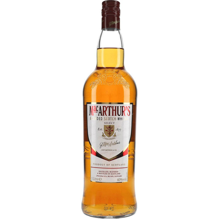 Mac Arthur´s Select Scotch Whisky 40% 1 ltr. - AllSpirits