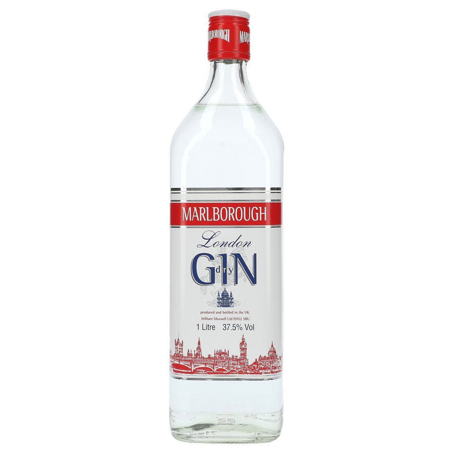 Marlborough London dry Gin 37,5% 1 ltr. - AllSpirits