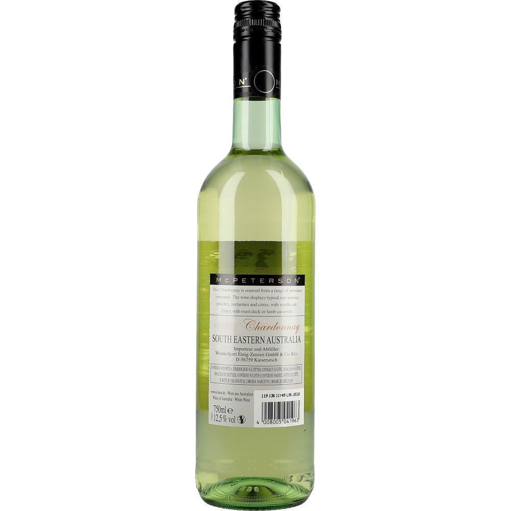 MCPETERSON Chardonnay 12,5% 0,75 ltr. - AllSpirits