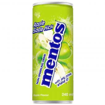 Mentos Apple Soda Kick flavour 24x 0,24 ltr. zzgl. DPG Pfand - AllSpirits