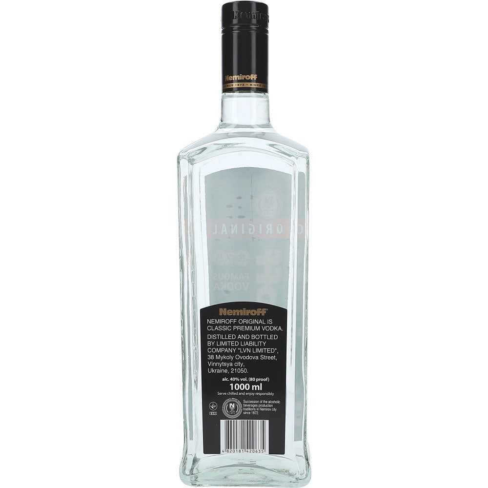 Nemiroff Original Vodka 40% 1ltr. - AllSpirits