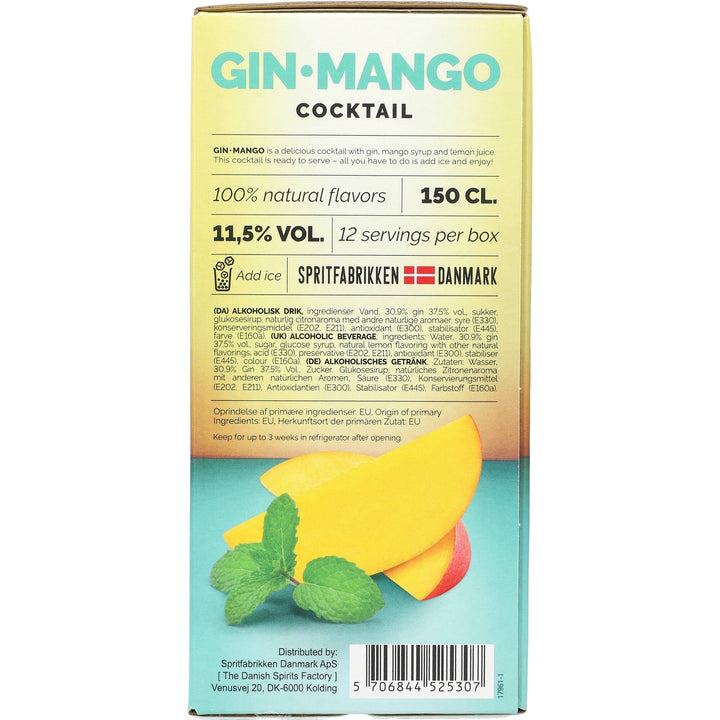Nordic by Nature Gin-Mango 11,5% 1,5 ltr. BIB - AllSpirits