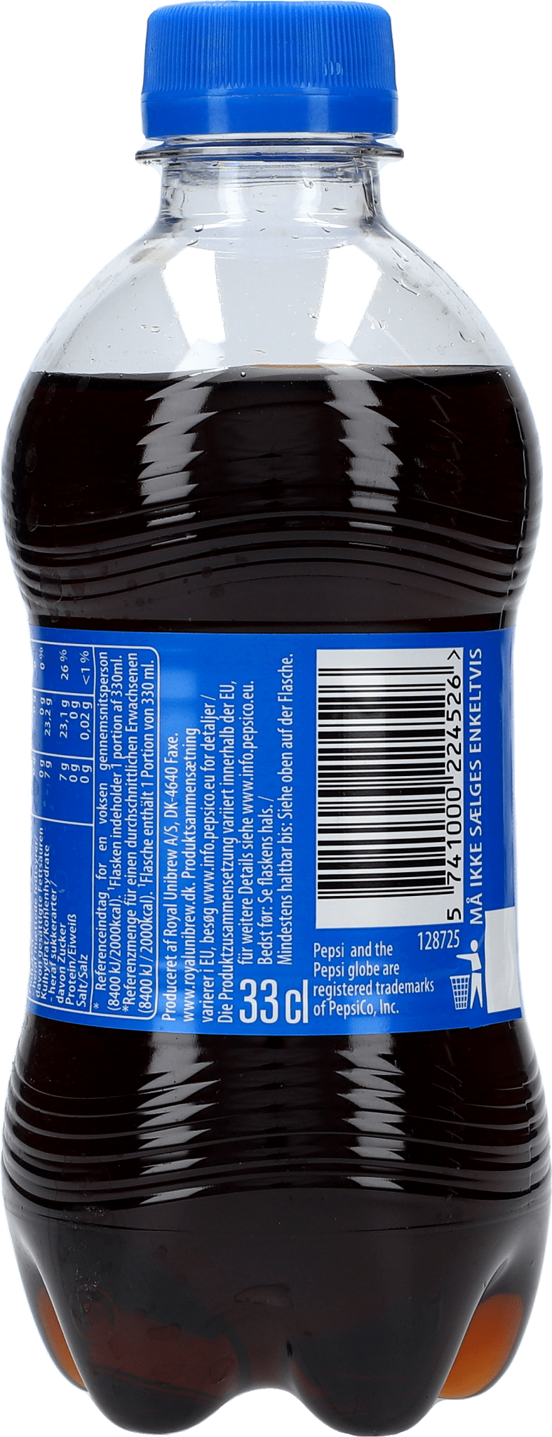 Pepsi Regular Flasche PET 24x0,33l zzgl. DPG Pfand - AllSpirits