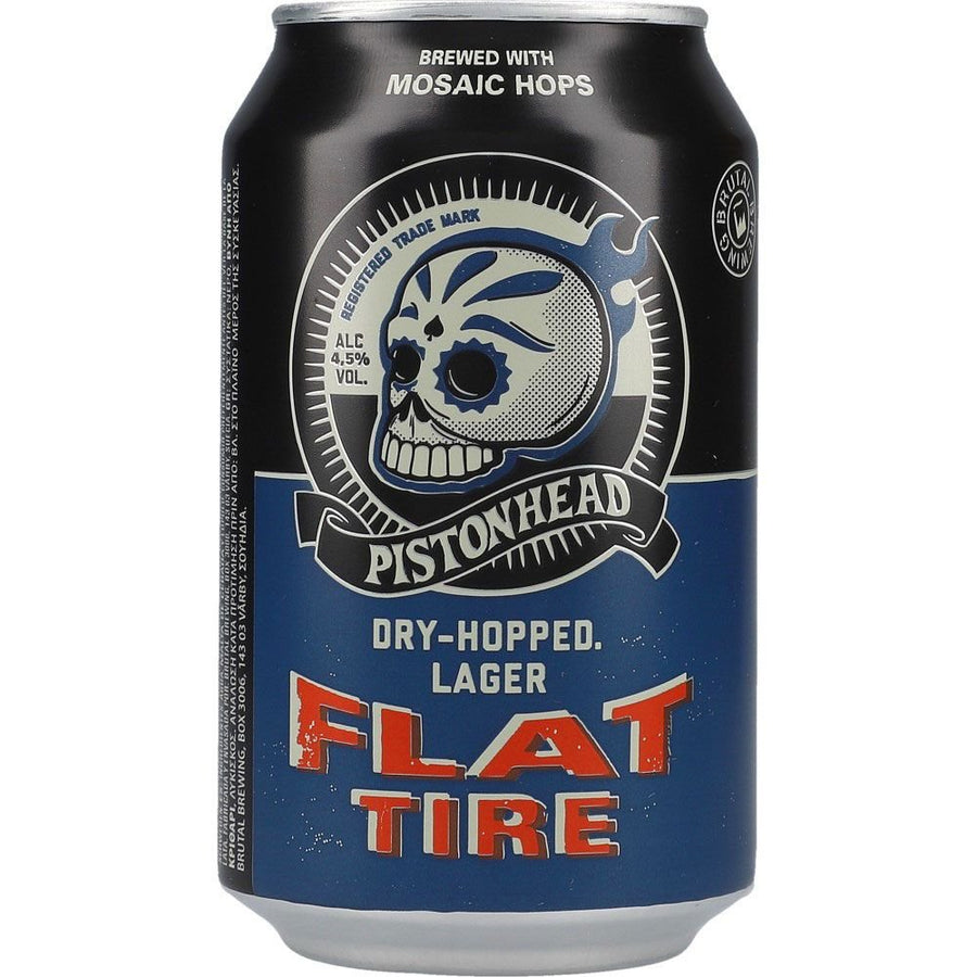Pistonhead Flat Tire Dry-Hopped Lager 4,5% 0,33 ltr. zzgl. DPG Pfand - AllSpirits