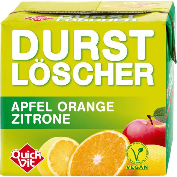 QuickVit Durstlöscher Apfel/Orange/Zitrone 0,5 ltr. - AllSpirits