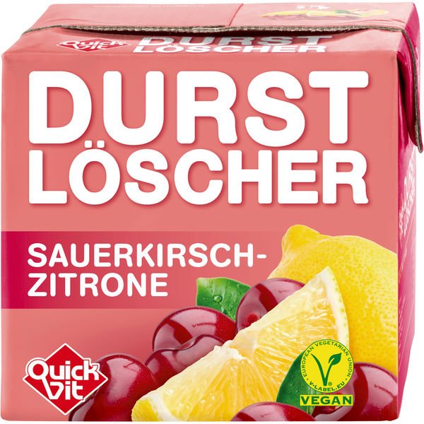 QuickVit Durstlöscher Kirsch/Zitrone 0,5 ltr. - AllSpirits