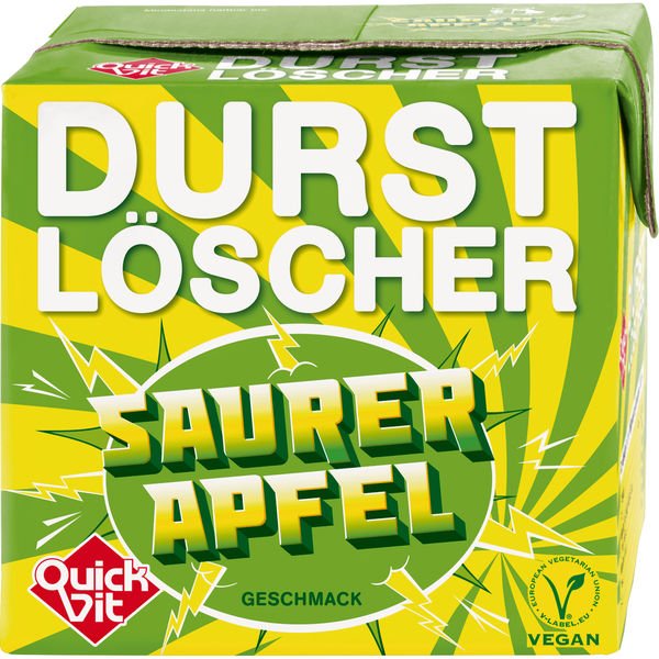 QuickVit Durstlöscher Saurer Apfel 0,5 ltr. - AllSpirits