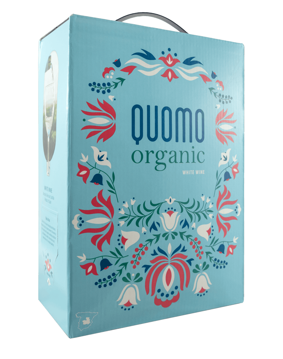 Quomo Organic White Wine 11,5% 3 ltr. - AllSpirits