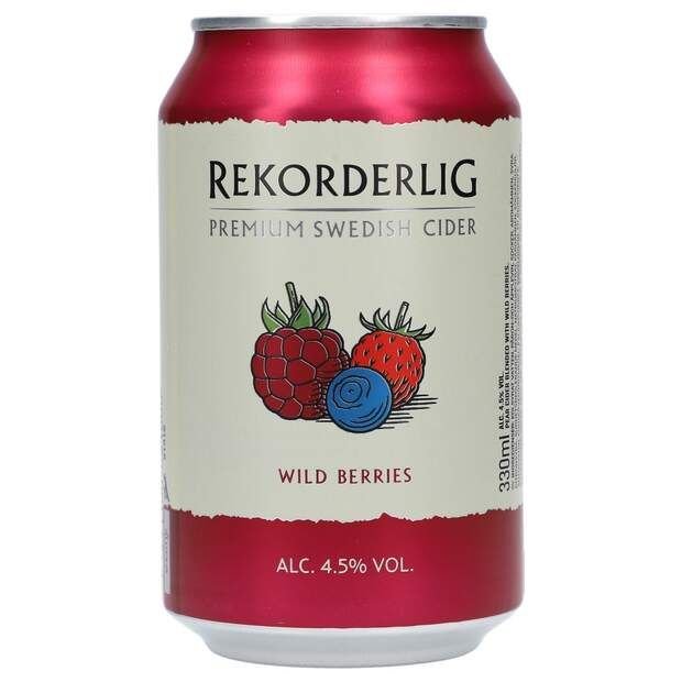 Rekorderlig Wild Berries 4,5% 0,33 ltr. zzgl. DPG Pfand - AllSpirits