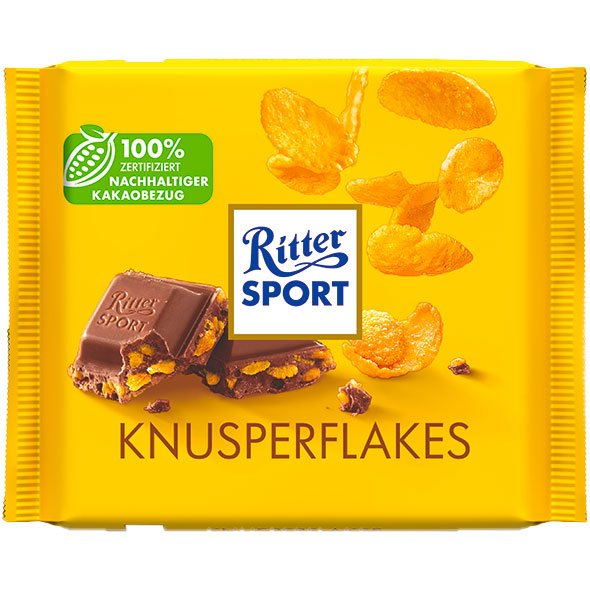 Ritter Sport Schokolade Knusperflakes 100g - AllSpirits