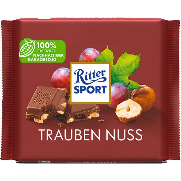 Ritter Sport Schokolade Trauben Nuss 100g - AllSpirits