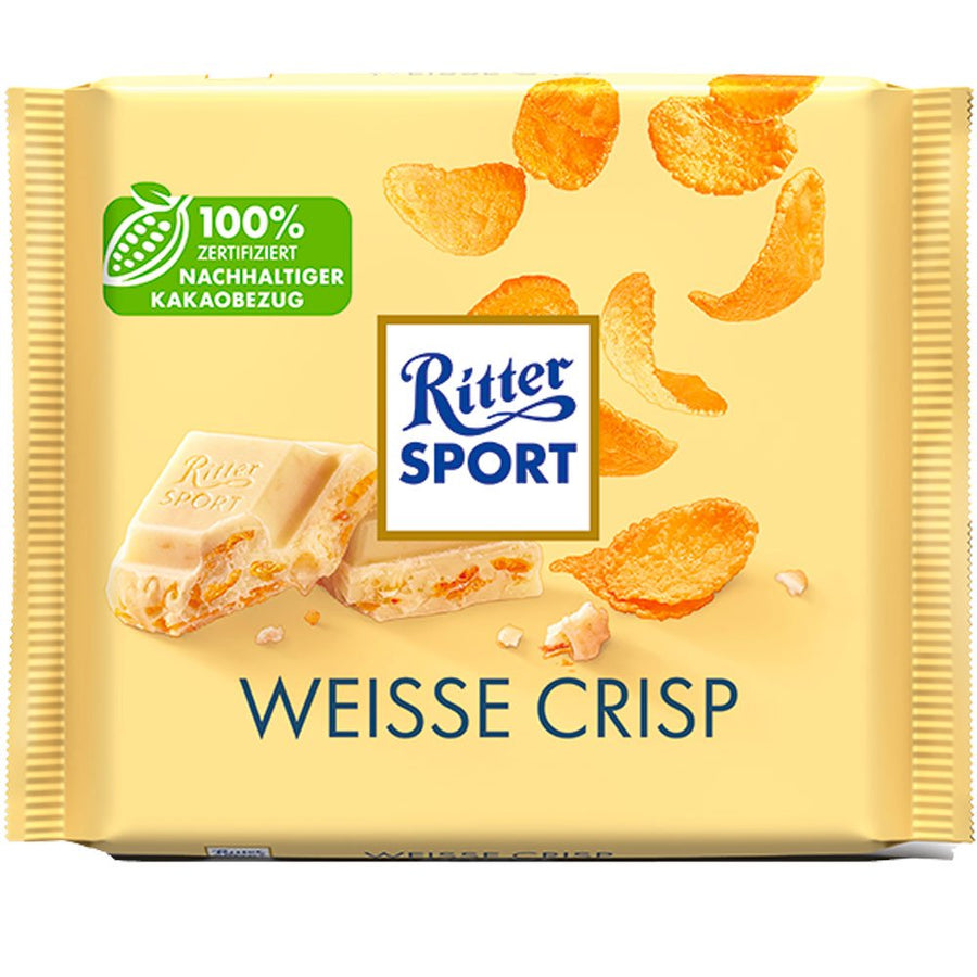 Ritter Sport Schokolade Weisse Crisp 100g - AllSpirits