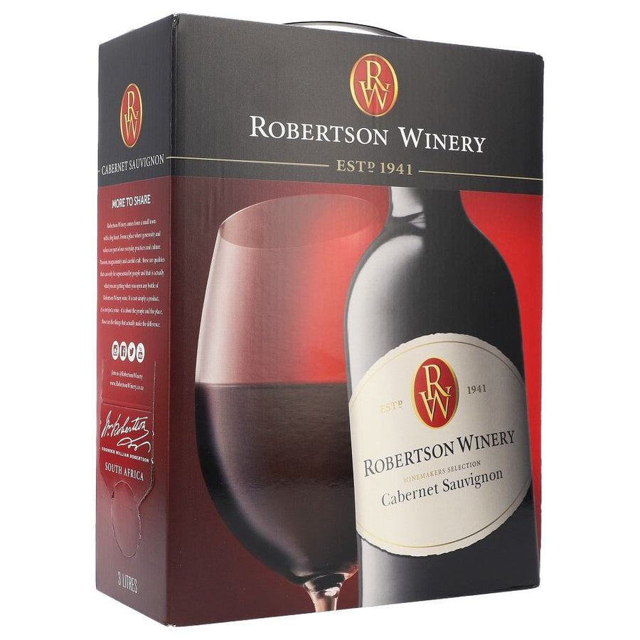 Robertson Winery Cabernet Sauvignon 14% 3 ltr. - AllSpirits