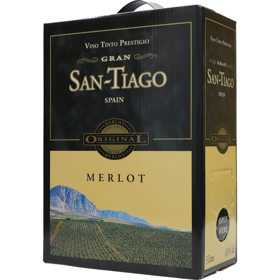 San Tiago Merlot 13,5% 3 ltr. - AllSpirits