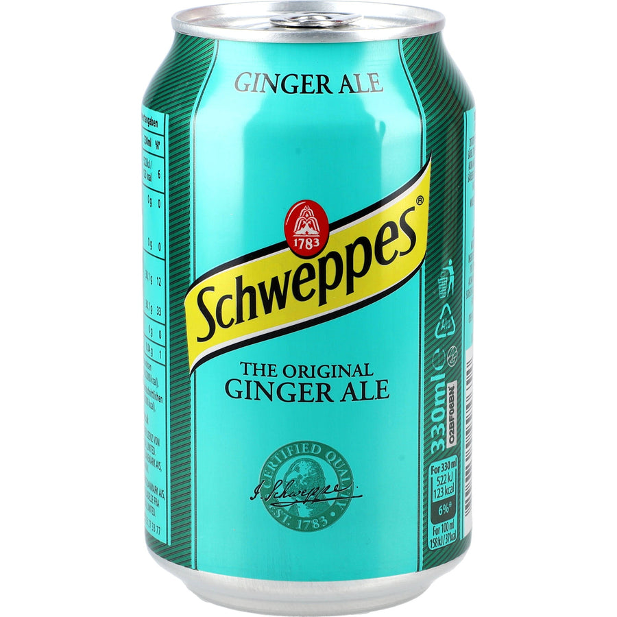Schweppes Ginger Ale 24x0,33 ltr. zzgl. DPG Pfand - AllSpirits