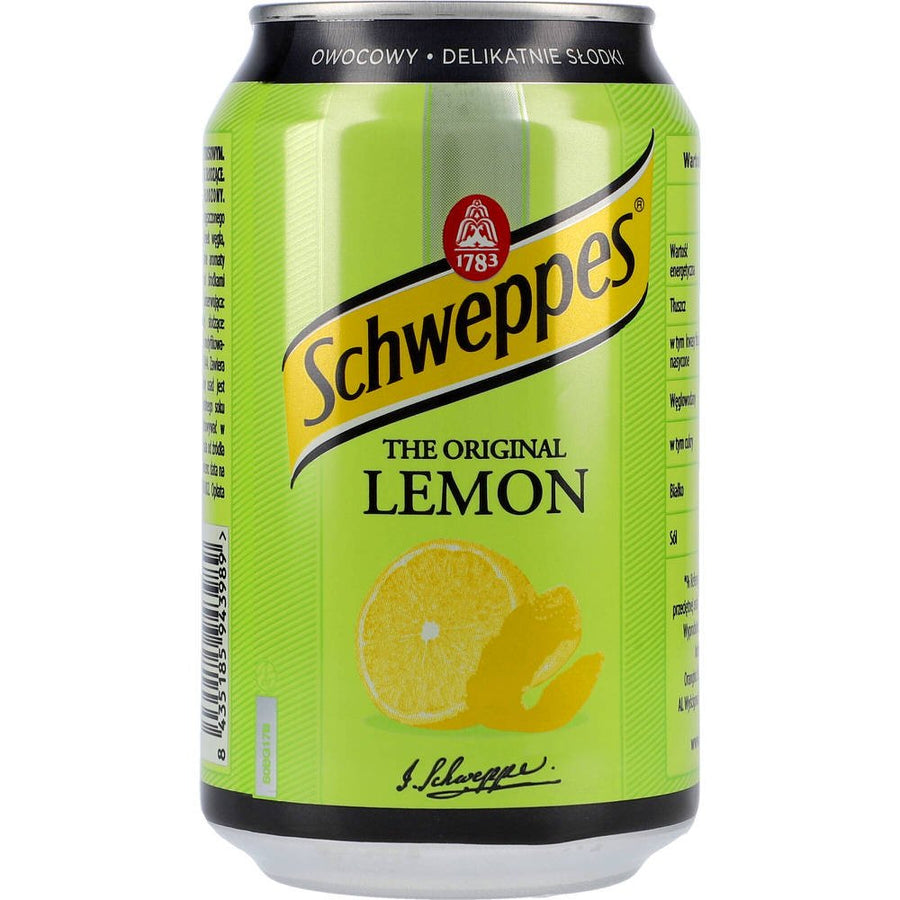 Schweppes Lemon Original 24x 0,33 ltr. Ds. zzgl. DPG Pfand - AllSpirits