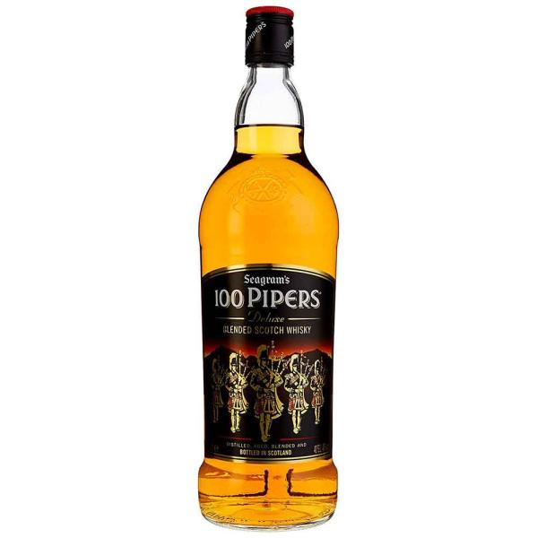 Seagrams 100 Pipers Scotch Whisky 1ltr. 40% - AllSpirits