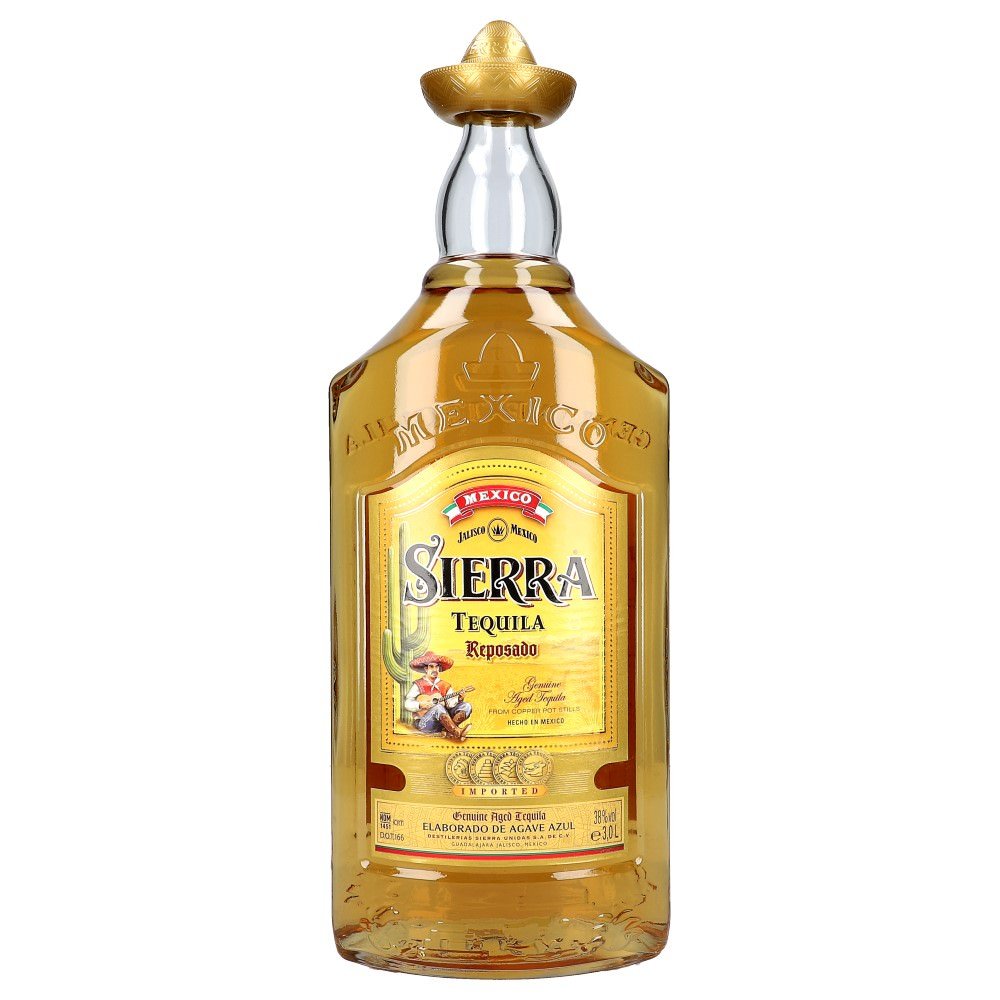 Sierra Tequila Reposado 38% 3 ltr. - AllSpirits