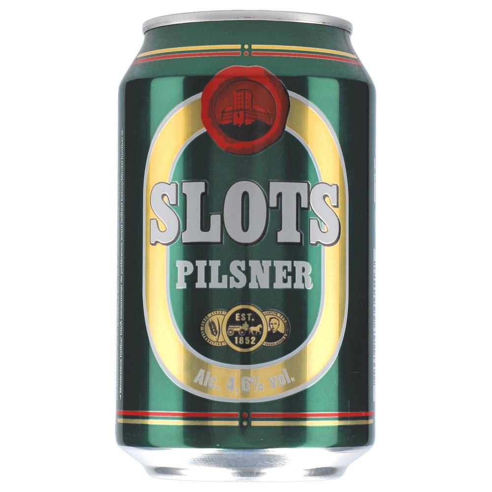 Slots Pilsner 4,6% 24 x 0,33 ltr. zzgl. DPG Pfand - AllSpirits