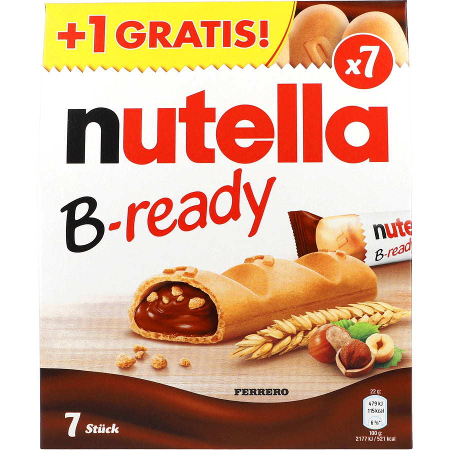 Sonderaktion Nutella B-ready 6+1 154g MHD 01.01.2024 - AllSpirits