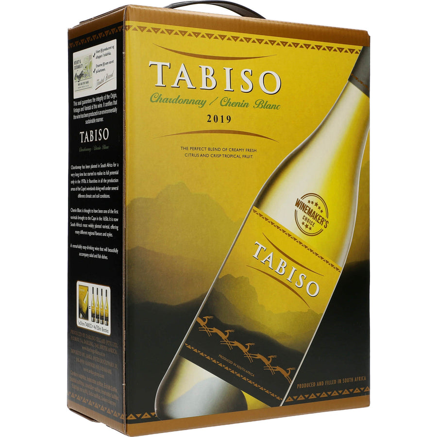 Tabiso Chardonnay 13% 3 ltr. - AllSpirits