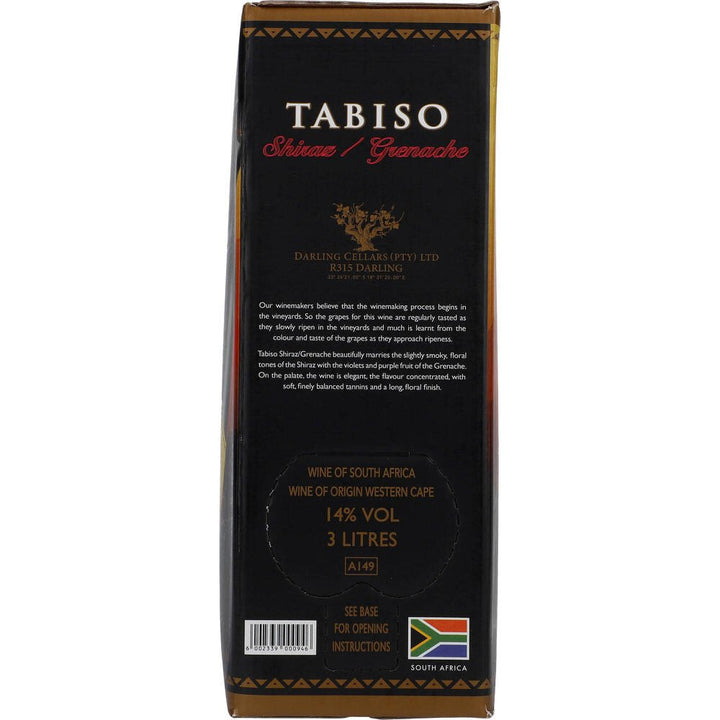 Tabiso Shiraz 13,5 % 3 ltr. - AllSpirits