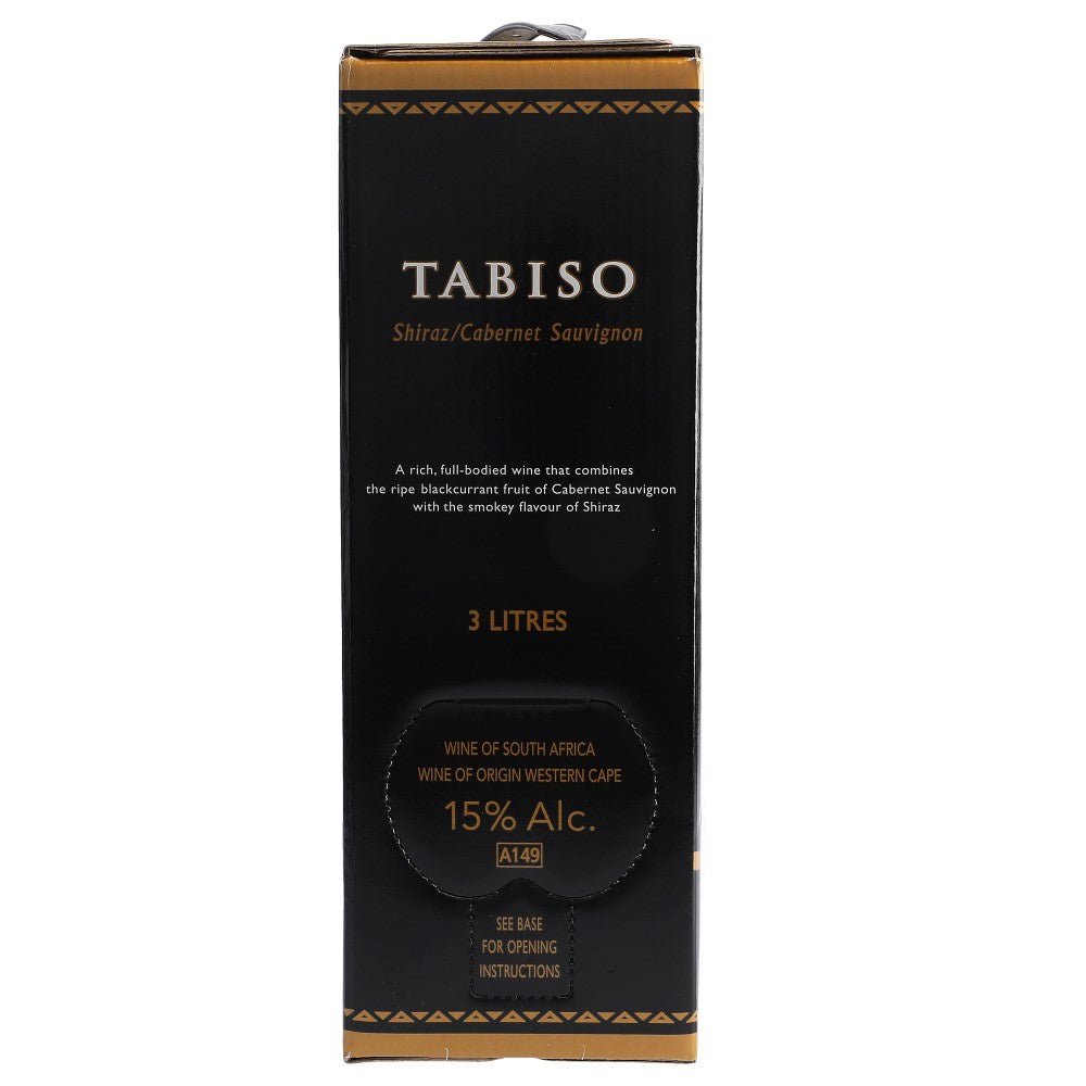 Tabiso Smooth Rich Red Blend 15% 3 ltr. - AllSpirits