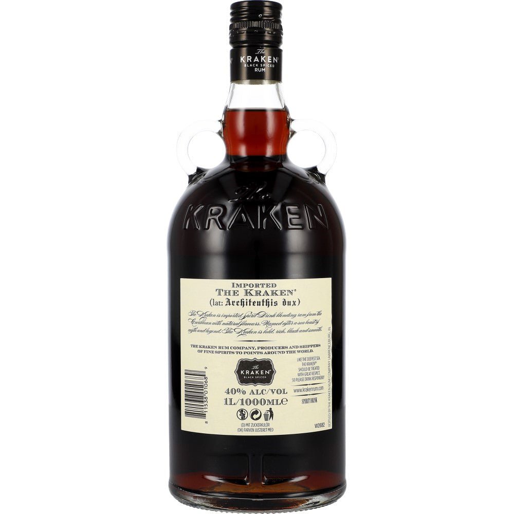 The Kraken Black Spiced Rum 40% 1 ltr. - AllSpirits