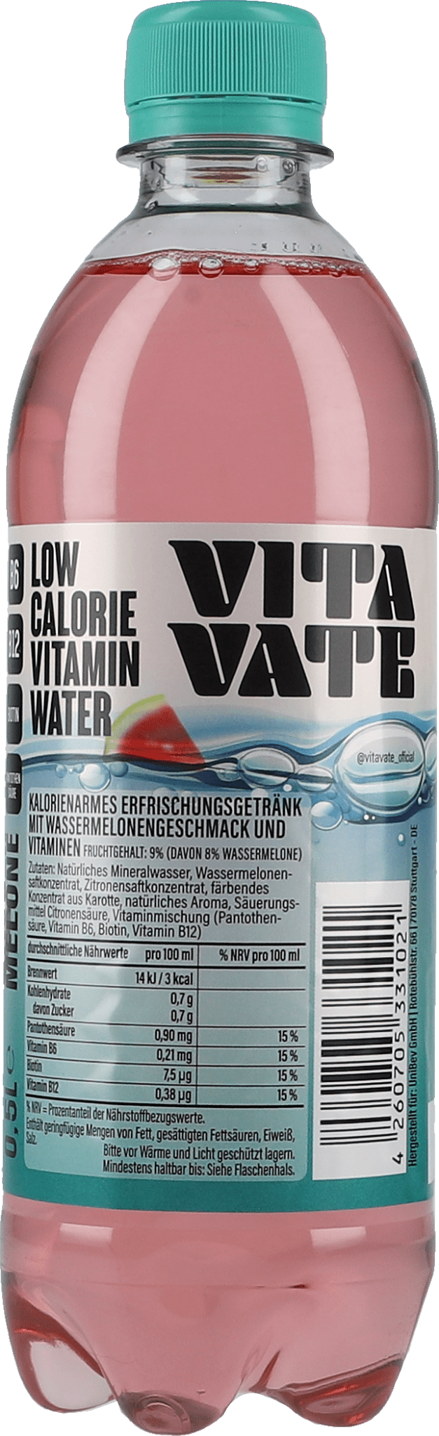 VitaVate Wassermelone 0,5 l zzgl. DPG Pfand - AllSpirits