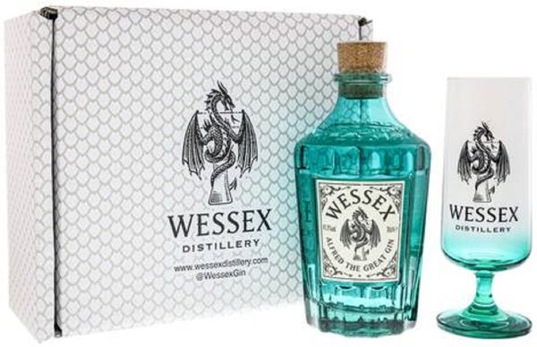 Wessex Alfred the Great GIN 41,3% 0,7 ltr. +Glas - AllSpirits