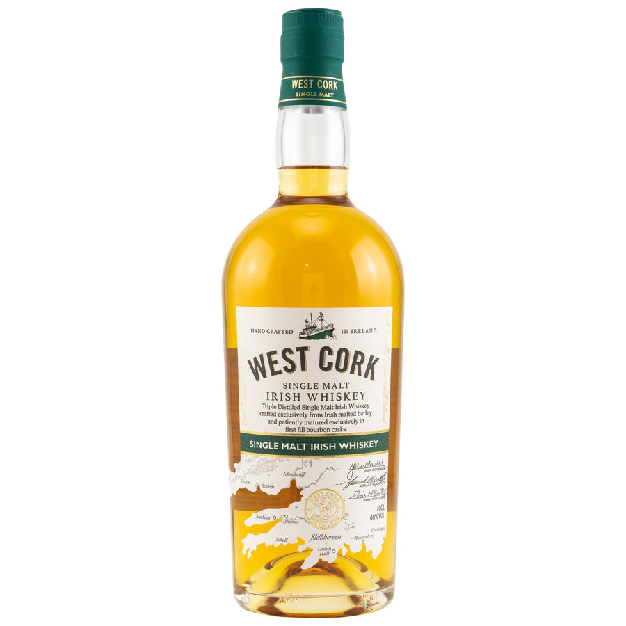 West Cork Single Malt Irish Whiskey 40% 0,7 ltr. - AllSpirits