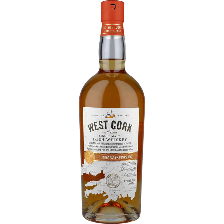 West Cork Single Malt Rum Cask Finish 43% 0,7l - AllSpirits