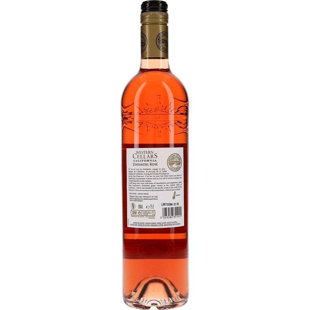 Western Cellars Zinfandel Rosé 10,5% 0,75 ltr. - AllSpirits