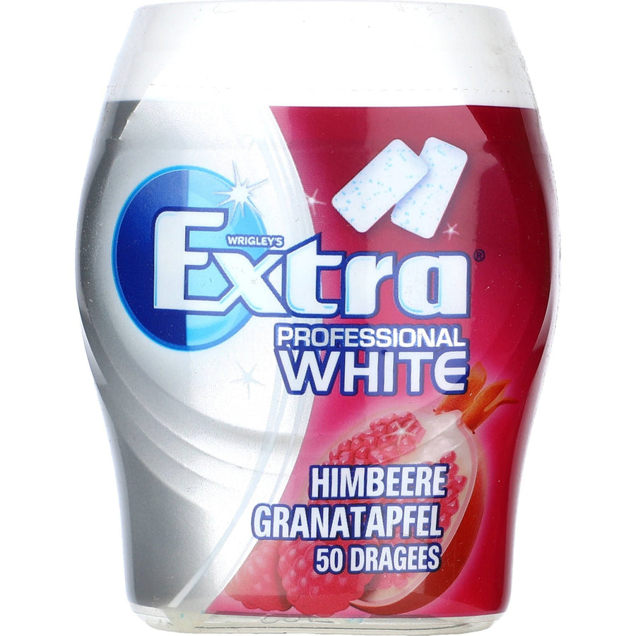 Wrigley's Extra Professional White Himbeer Granatapfel ohne Zucker 50DS - AllSpirits
